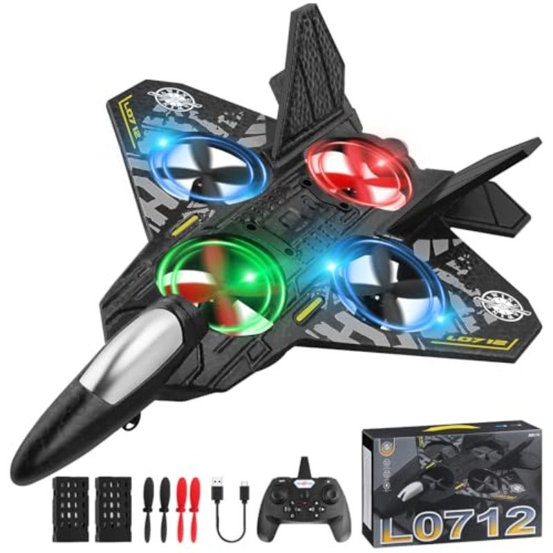 L0712 2.4GHz RC Aeroplane Drone Grey - Image 2