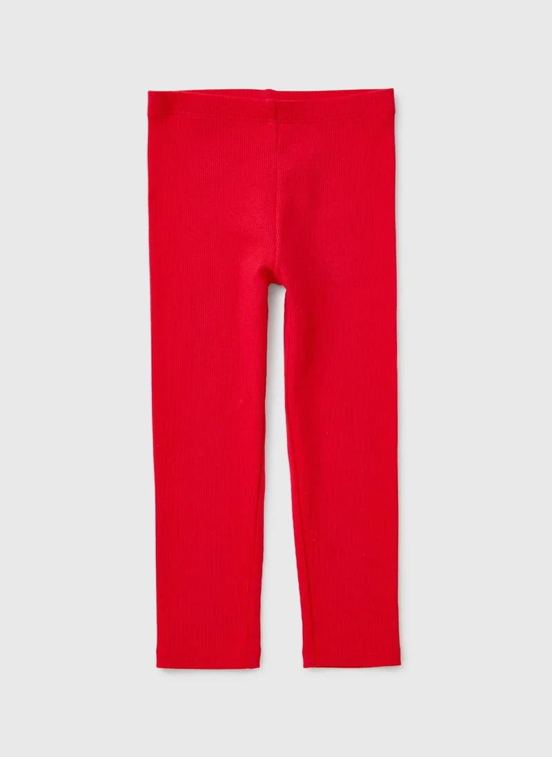 Matalan Girls Red Leggings