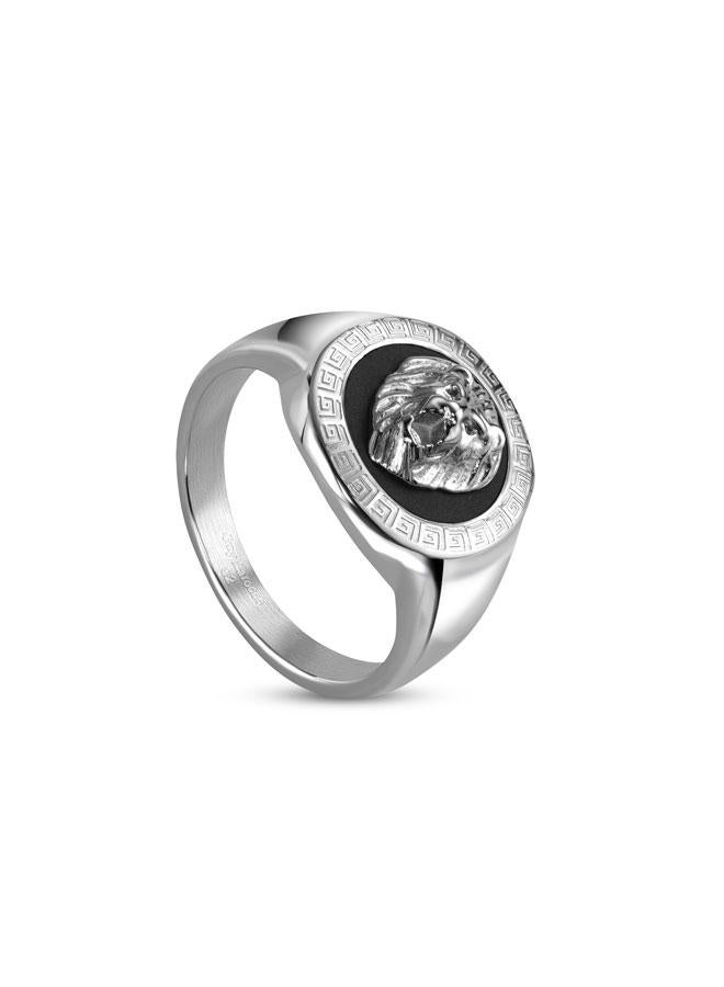 Guy Laroche Leon Stainless Steel Ring for Men, 62 - Image 1