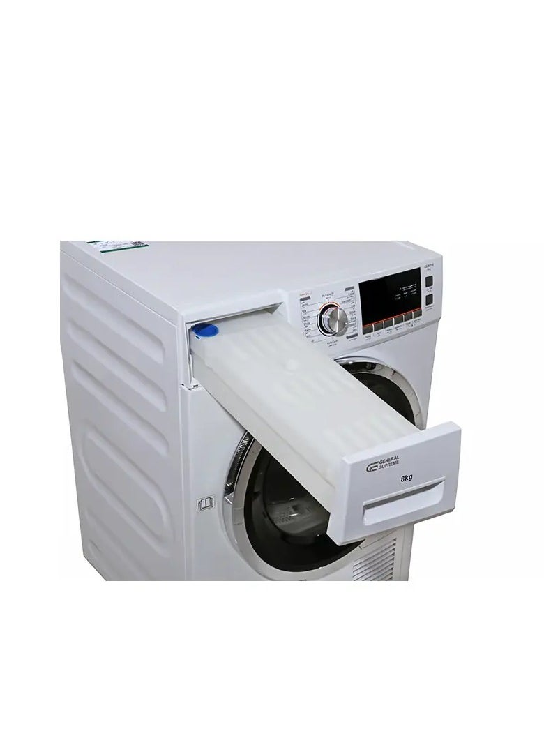GENERAL SUPREME General Supreme Dryer Front Load 8 KG with Condenser, White GS807W  - Image 3