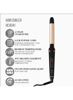 Havells Hc4041 25Mm Hair Curler For Longlasting Curls (Black)  - Image 4