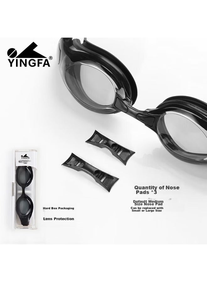 Yingfa Swimming Goggles And Cap Set, High-definition Anti-fog Swimming Gl, Comfortable Breathable Non-constricting Swim Cap, Basic Package - Image 2