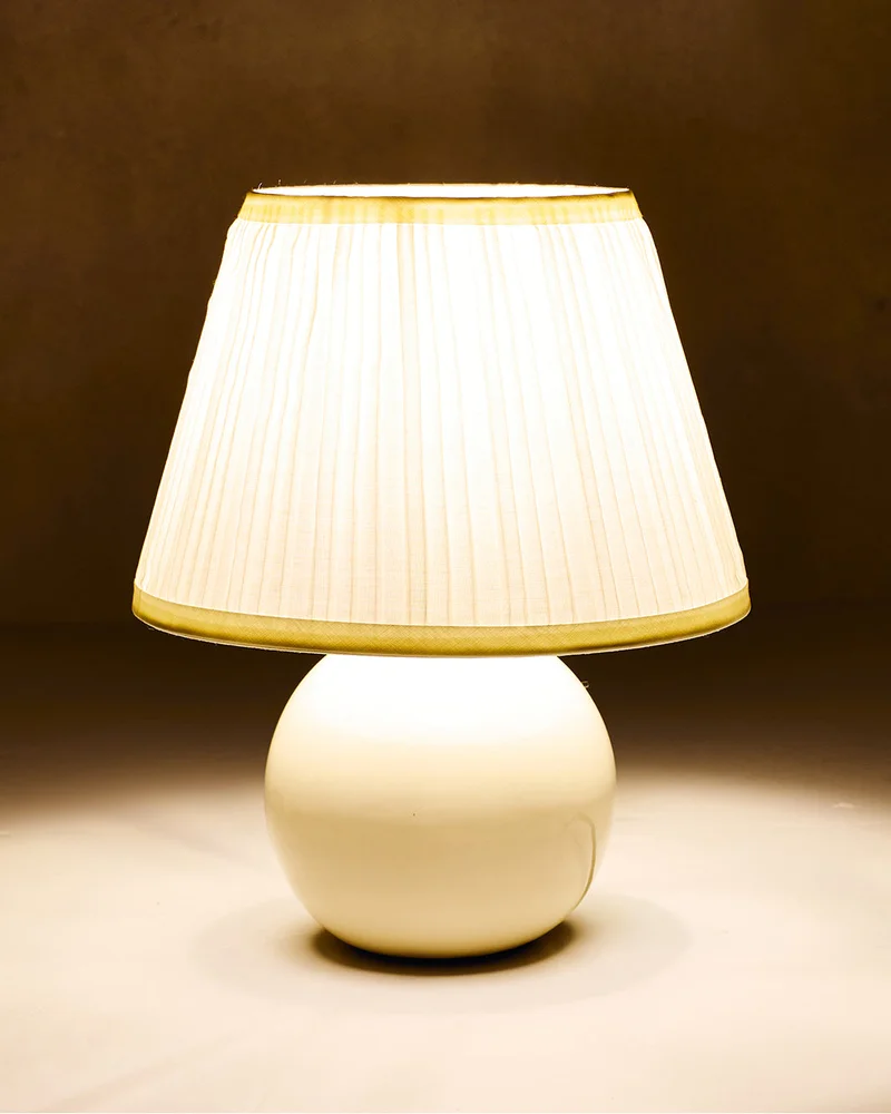 REDTAG Cream Nordic Ceramic Table Lamp
