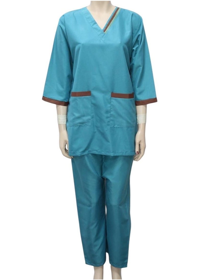 1home - Housemaid Uniform Maid Nanny Scrub Suit - Image 1