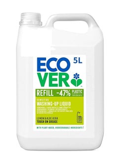 ecover Washing Up Liquid Refill Lemon & Aloe Vera 5 L  - Image 1