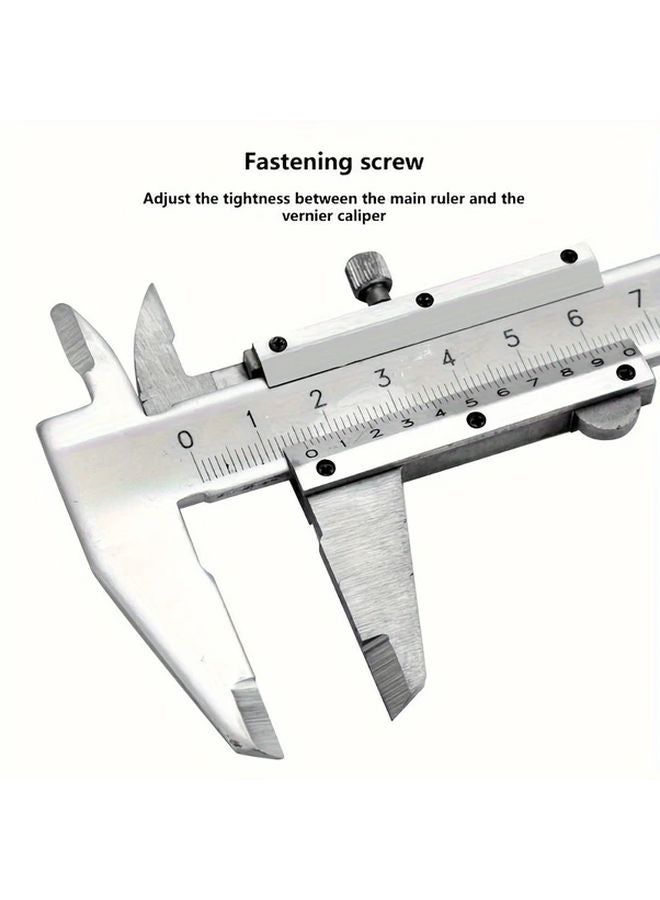 High Precision Stainless Steel Vernier Caliper 0 01mm Accuracy Silvery Color For DIY Industrial Measurements - Image 2
