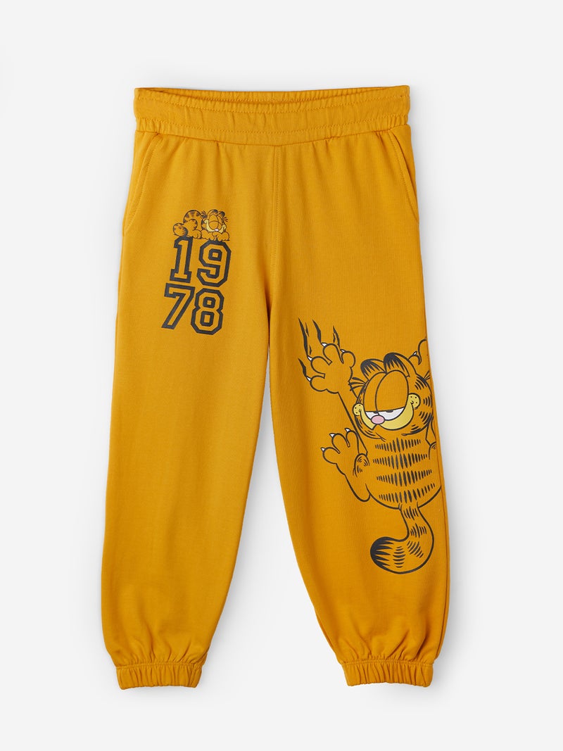 The Souled Store Garfield: Scratch Girls Cotton Joggers | Cotton Graphic Print Casual Everyday Wear (2-8 Yrs) - Image 1