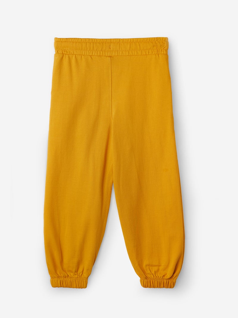 The Souled Store Garfield: Scratch Girls Cotton Joggers | Cotton Graphic Print Casual Everyday Wear (2-8 Yrs) - Image 2