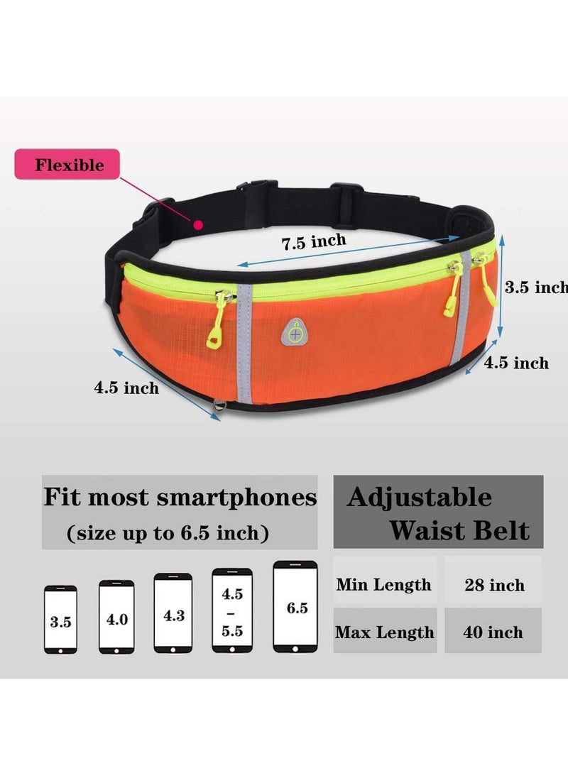 SYOSI - Waist Phone Bag Waterproof Running Belt Lightweight Pack with Adjustable Elastic Strap - Image 1