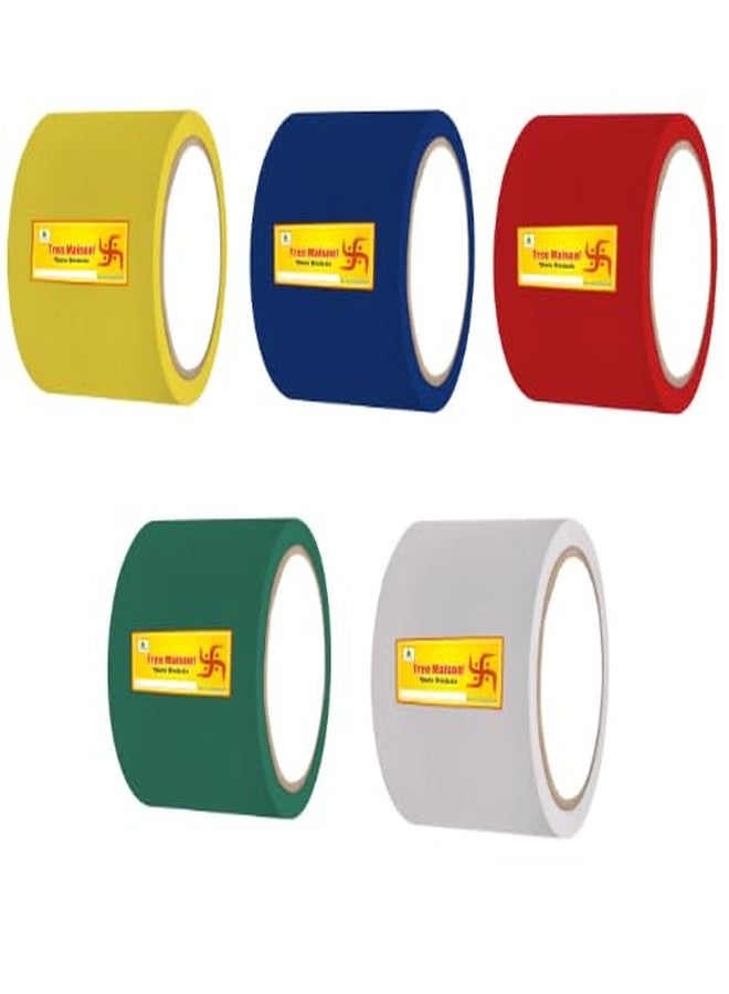 TREE MAISON CORONATING HOMES Vastu Combo of Five Color Tapes | Size - 3 Inch (72 mm) Approx | Length- 20 Meter (Approx) | Vastu Tape Remedy for Toilet | Vastu Tape for Main Door Entrance | Pack of 5 - Image 3