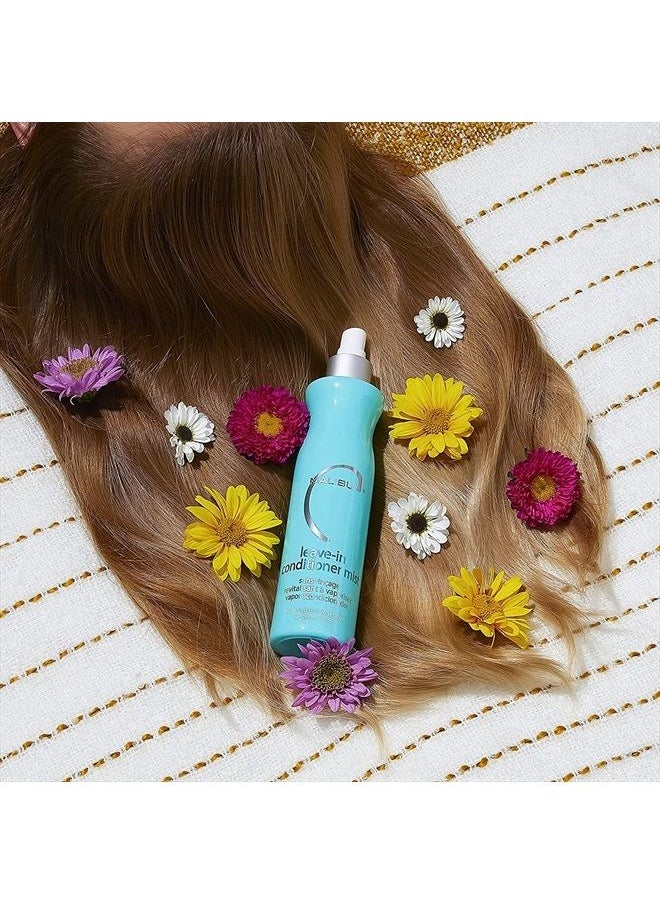 Malibu C Vegan, Sulfate-Free Leave-In Conditioner Hair Mist - Detangling Hair Spray for Dry, Damaged and Frizzy Hair - Chlorine Hair Protection Treatment - Conditioning Hair Detangler for Women (9 oz)  - Image 3