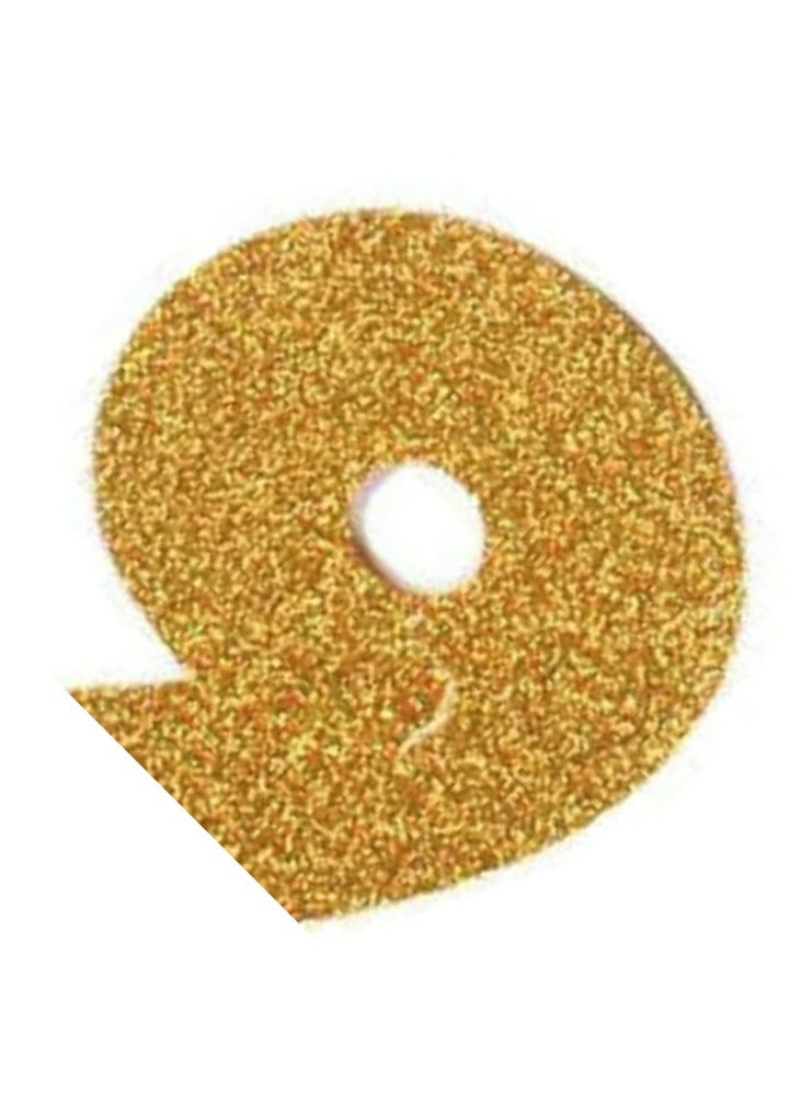 Foil Balloon Number 9 Large Metallic Number Balloon for Birthdays Anniversaries Celebrations and Events Durable Reusable Party Decoration in Vibrant Colors Easy to Inflate and Display (Glitter Golden)  - Image 3