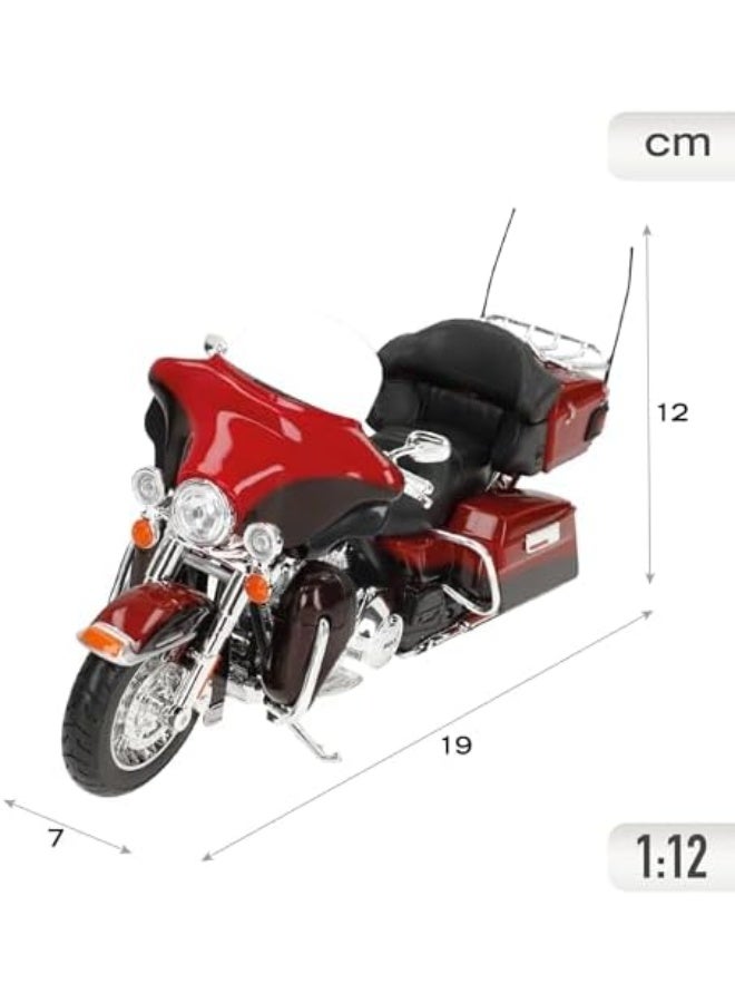 2013 Harley Davidson FLHTK Electra Glide Ultra Limited Red Bike Motorcycle 1/12 by 32323 - Image 4