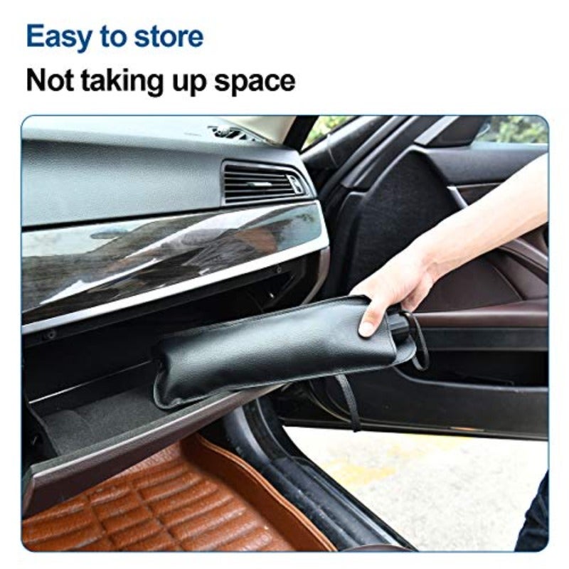 helloleiboo Car Windshield Sun Shade Umbrella, Foldable UV Ray Blocker, Composite Material - Image 4
