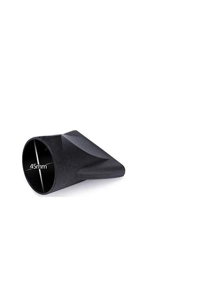 DNHCLL Hair Dryer Pack of 2 Black Professional Plastic Nozzle, 4.5 cm Diameter, Fast Drying, Lightweight, ALCI Safety Plug, Suitable for Salon Styling Tool - Image 3
