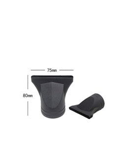DNHCLL Hair Dryer Pack of 2 Black Professional Plastic Nozzle, 4.5 cm Diameter, Fast Drying, Lightweight, ALCI Safety Plug, Suitable for Salon Styling Tool  - Image 2