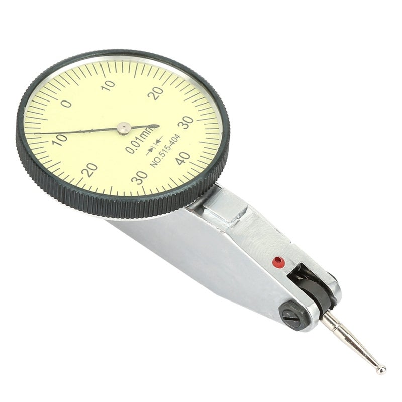 Dial Test Indicator 0-0.8mm Measuring Range 0.01mm Graduations 180-Degree Rotating Probe - Dovetail Mount Ruby Contact Point for Mechanical Measurement - Image 4