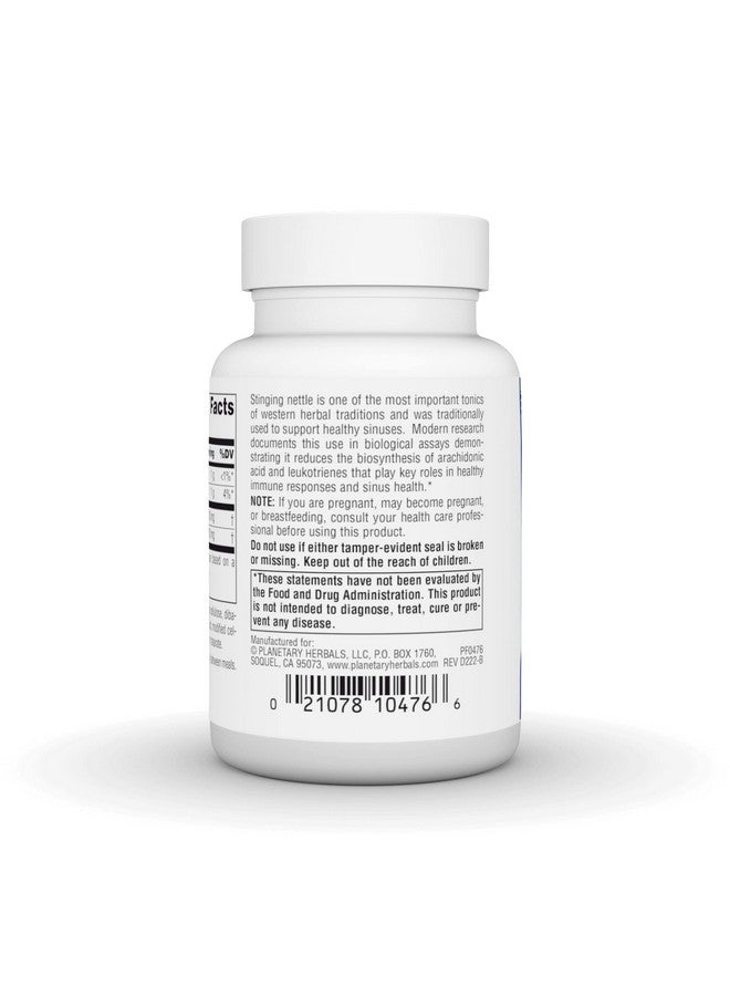 Planetary Herbals Full Spectrum Stinging Nettles, for Healthy Sinus Support* 420mg - 60 Tablets - Image 3