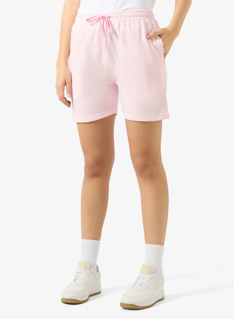 جينجر بيسيكس Crew Neck Fleece Sweatshirt & Short Set