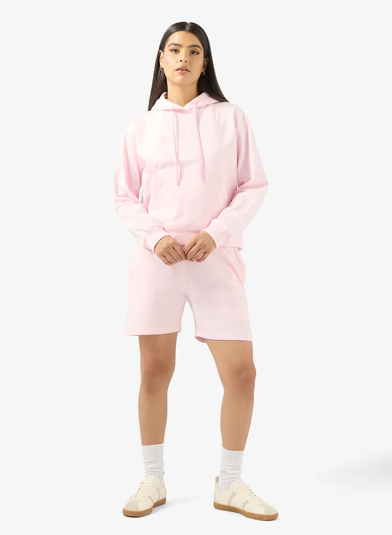 Crew Neck Fleece Sweatshirt & Short Set