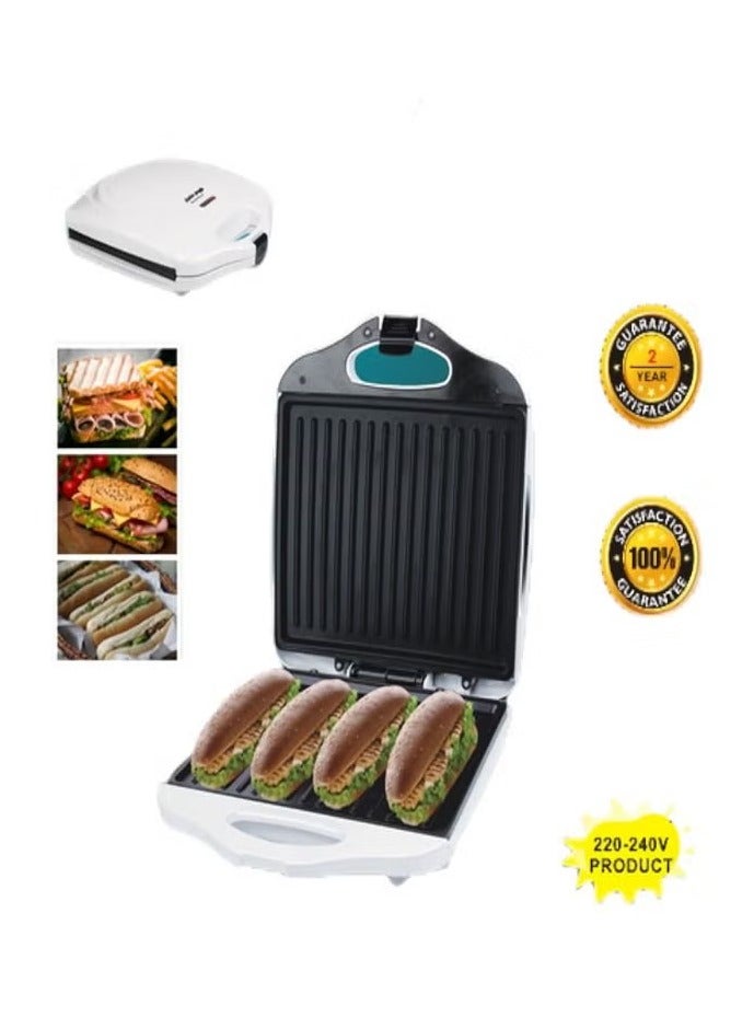 Home Master Large Sandwich Grill, Non-Stick Plate 1400W / Model HM-327 - Image 2