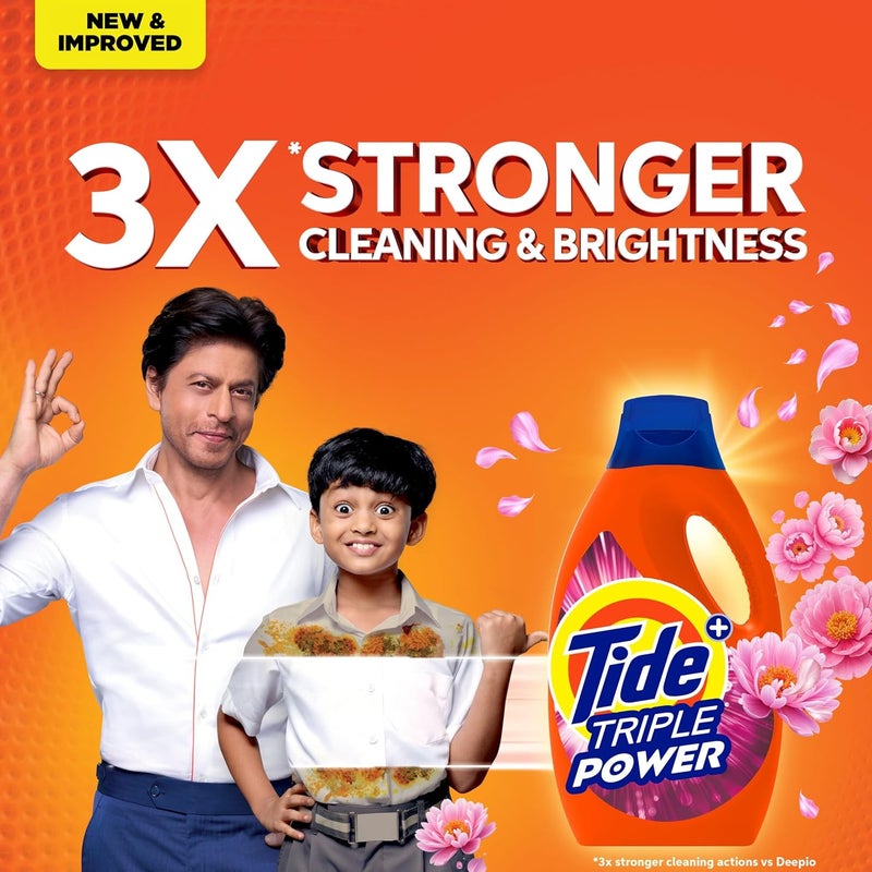 Triple Power Floral Breeze Liquid Detergent, 1.8L - Image 2