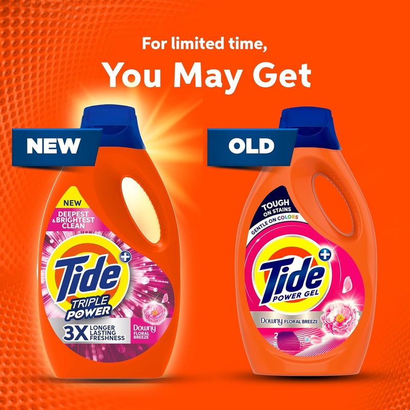 Triple Power Floral Breeze Liquid Detergent, 1.8L - Image 3