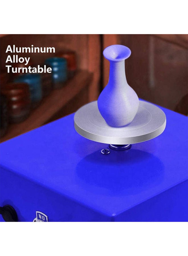 NIBEMINENT 13-Piece Mini Fingertip Pottery Wheel Ceramic Art Machine Household Small with DIY Clay Tools, US Plug for Kids 13x15x8.5cm - Image 2