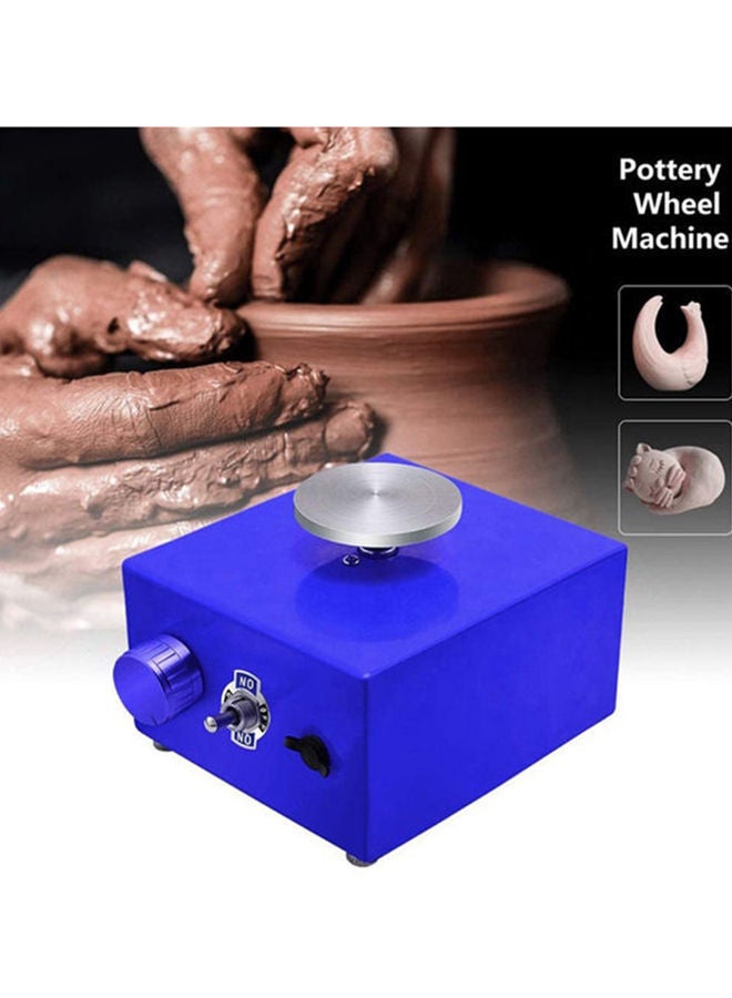 NIBEMINENT 13-Piece Mini Fingertip Pottery Wheel Ceramic Art Machine Household Small with DIY Clay Tools, US Plug for Kids 13x15x8.5cm - Image 4