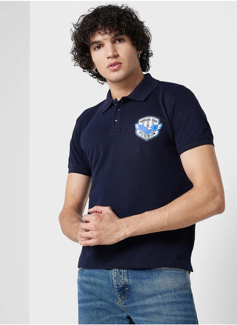 Seventy Five Varsity Polo W. Patch