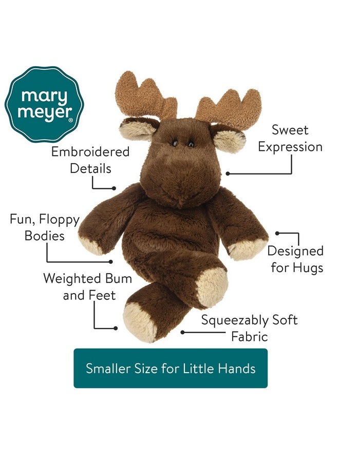 lulujo Mary Meyer Marshmallow Junior Moose Soft Toy, 9-Inch  - Image 4