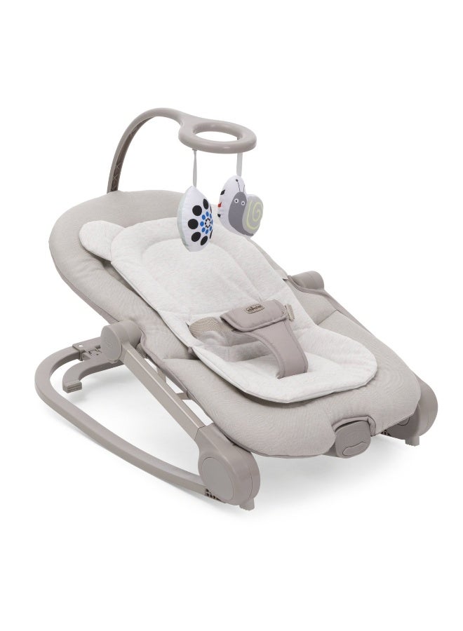 Chicco Mia Baby Bouncer 0m-18kg, Fossil - Image 1