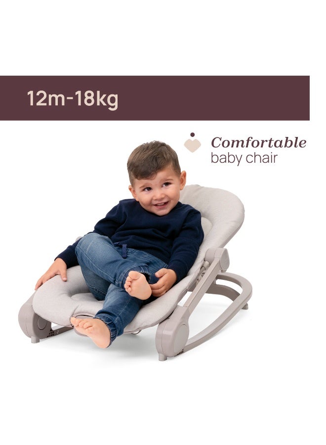Chicco Mia Baby Bouncer 0m-18kg, Fossil - Image 3