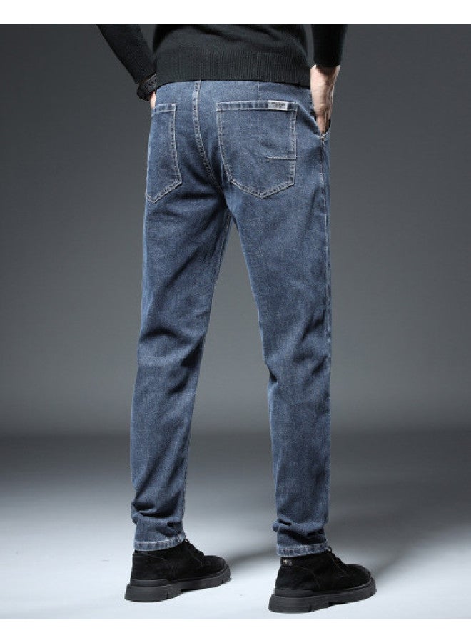 Fapai Men's Jeans Versatile Korean Style Fashion Trend Loose Straight Leg Pants Spring Autumn Men's Pants Trendy Long Pants Men - Image 1