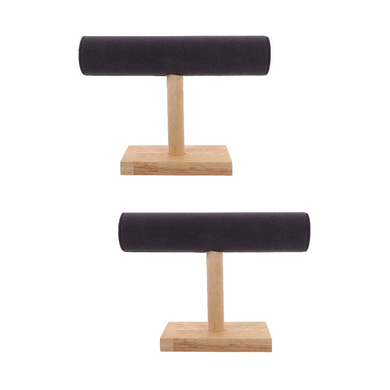 2pcs Jewelry Stand Holder Jewelry Display Holder Bracelets Storage Rack Hair Ties Hair Rope Rack - Image 1