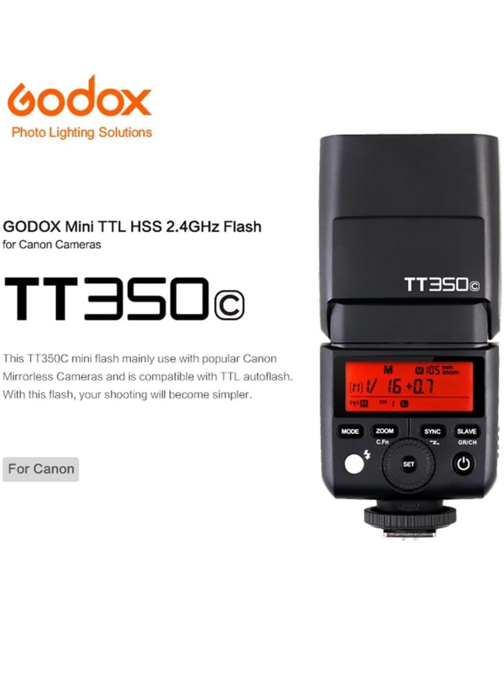 Godox Godox TT350c Z820C23E365CCD2910891Z