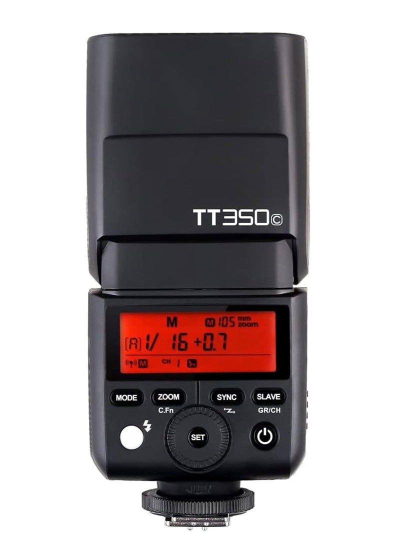 Godox TT350C Flash 2.4G Wireless TTL Camera Flash Master & Slave Speedlite 1/8000s HSS for Canon 5D MarkIII 80D 7D 760D 60D 600D 30D 100D Cameras  - Image 3