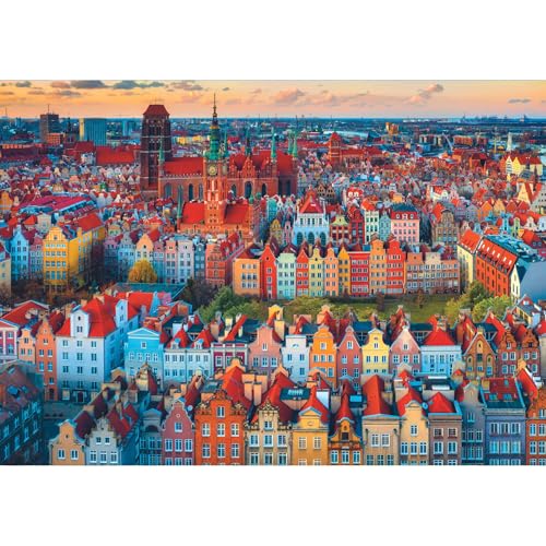 Trefl Premium Plus Quality Puzzle Photo Odyssey View of Gdask Poland 1000 Pieces Unique Photographic Series Perfect Piece Fit for Adults and Children from 14 Years - Image 5