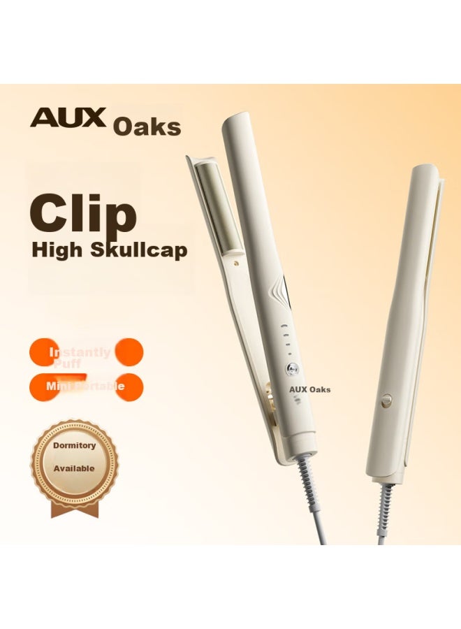 Aux Straight And Curved Hair Straightener, Morgan Curling Iron, Invisible Volumizing Hair Styler, Multi-purpose Flat Iron For Straightening And Curling, Inner-curling Invisible Volumizing Hair Root Pad