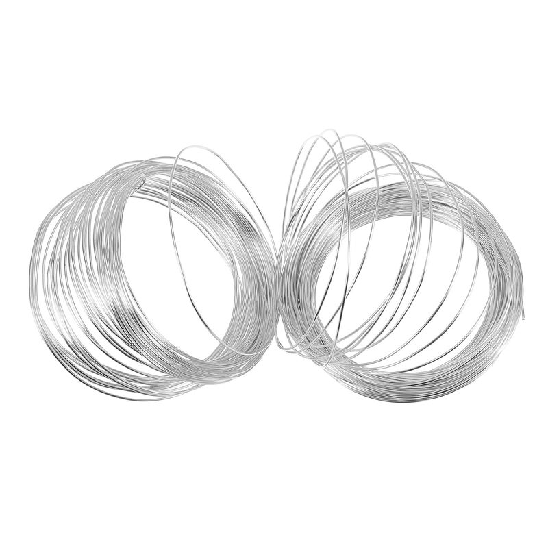 Silver Aluminum Wire 1.0mm 30 Meters Bendable Sculpture Wire for DIY Jewelry Making Crafting Bonsai - Image 1