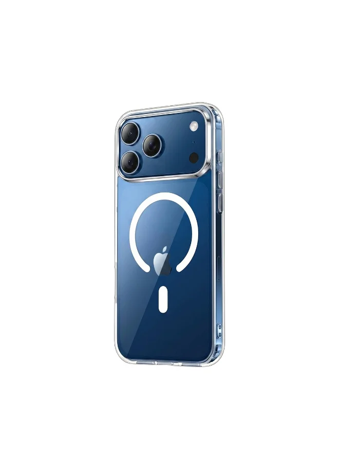 Mobcos iPhone 17 Pro Max Clear Case iPhone 17 Pro Max Clear Case with Transparent Slim Protective Cover, Lightweight, Protective Cover Magnetic Charging Compatible  | Best Price UAE