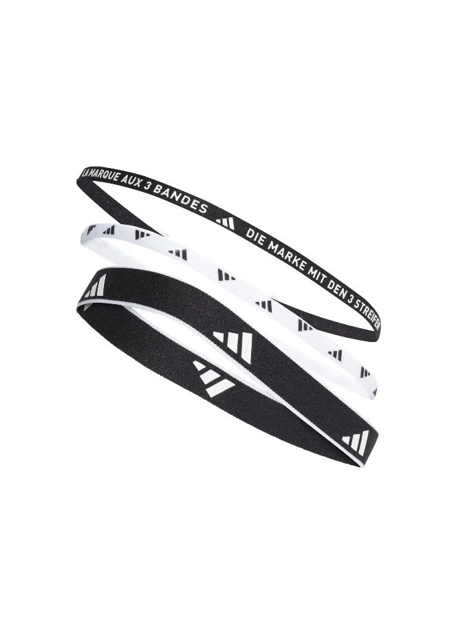 Adidas 3 Pair Pack Multiple Width Training Unisex Headband