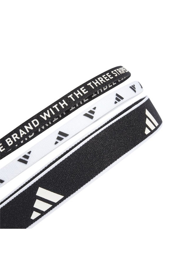 Adidas 3 Pair Pack Multiple Width Training Unisex Headband - Image 2
