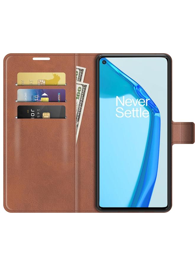 S-TOP Case For OnePlus 9R Retro Calf Pattern Buckle Horizontal Flip Leather Case with Holder & Card Slots & Wallet - Image 3