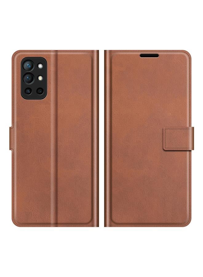 S-TOP Case For OnePlus 9R Retro Calf Pattern Buckle Horizontal Flip Leather Case with Holder & Card Slots & Wallet - Image 2