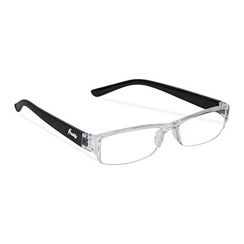 Freddy Half Rim Reading Glasses For Men And Women (+1.00, Black) - Image 4