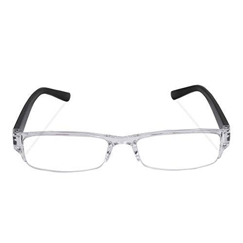 Freddy Half Rim Reading Glasses For Men And Women (+1.00, Black) - Image 2