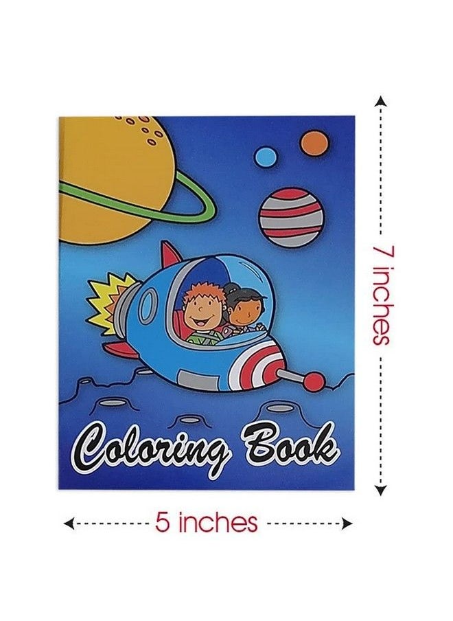 ArtCreativity مجموعة من 12 كتيب تلوين صغير مقاس 5 × 7 بوصة للأطفال، هدايا ممتعة، هدايا حفلات أعياد الميلاد، هدايا فنية للأولاد والبنات  - Image 4