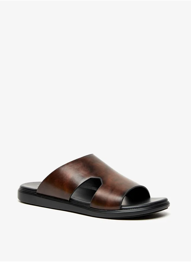 الواحة Men's Solid Slip-On Arabic Sandals