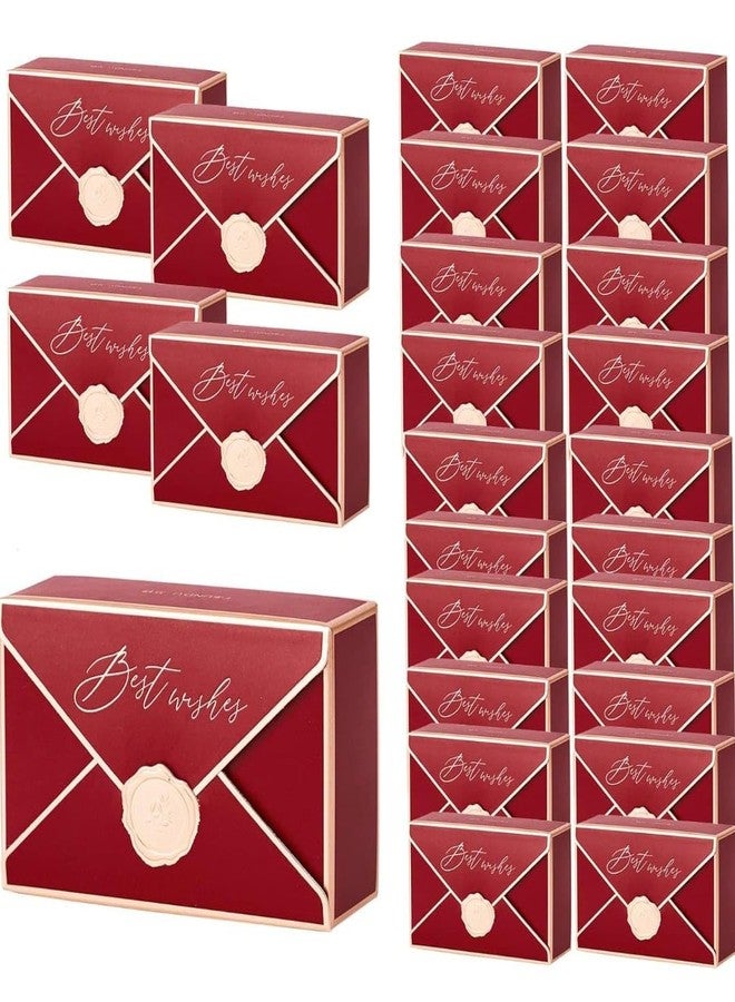 VRB Dec 10pcs Gift Boxes for Packaging/Gift Boxes for Gifting,hamper boxes for gift empty,gift hamper box for gifting,return Gifting,Chocolates, Dry Fruits, Wedding & Pooja Gifts. (10 Pcs - Maroon) - Image 1